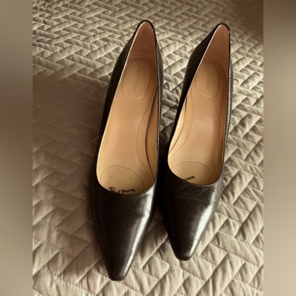 Calvin Klein brown heels